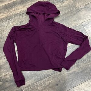 Women's Purple Hoodie Top